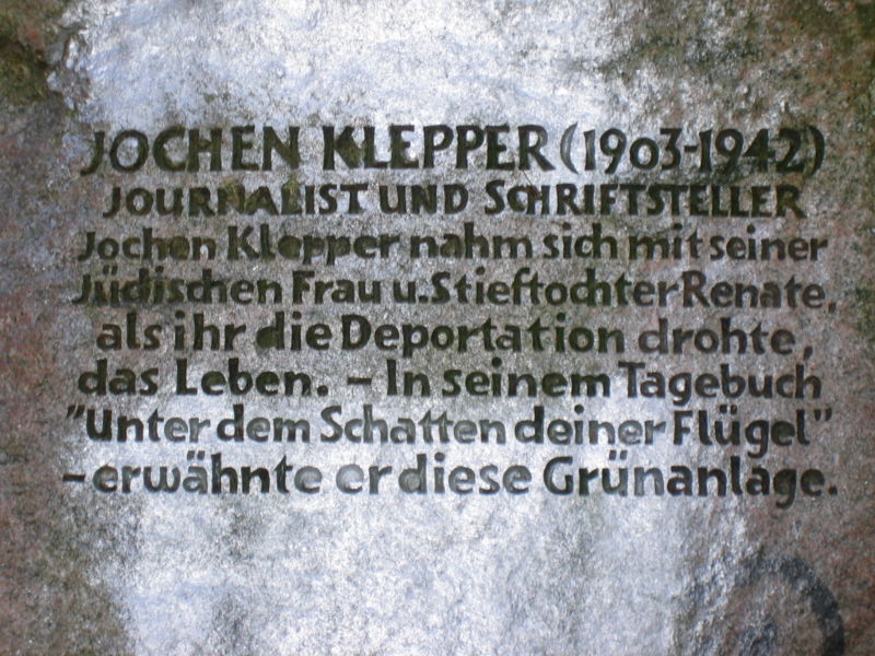 Klepper Gedenkstein