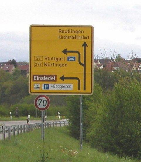 Ortsplan von Kirchentellinsfurt