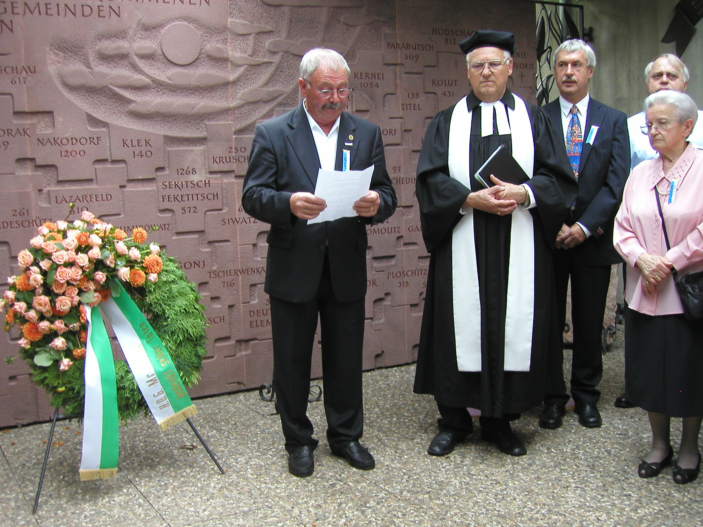 Zimmermann bei der Ansprache im Lichthof-Sindelfingen- 16.9.2006