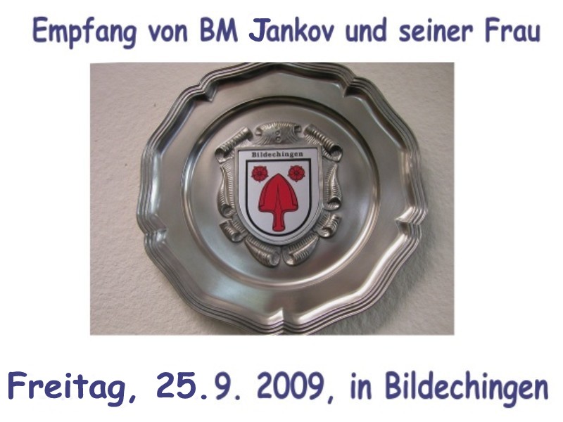 Kleiner Bilderbogen vom Empfang in Bildechingen