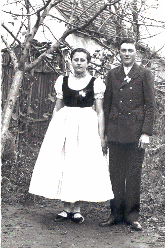 Kirchweihpaar - Katharina und Johann Stehle