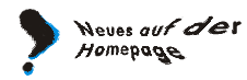 Neues auf der Homepage