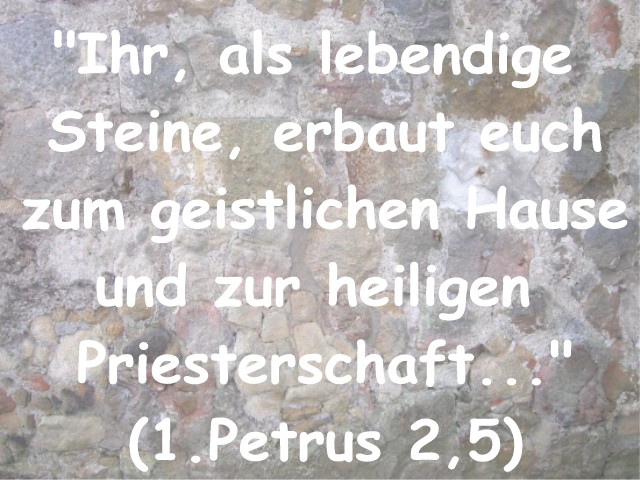 Bibeltext - 1.Petrus 2,4-6