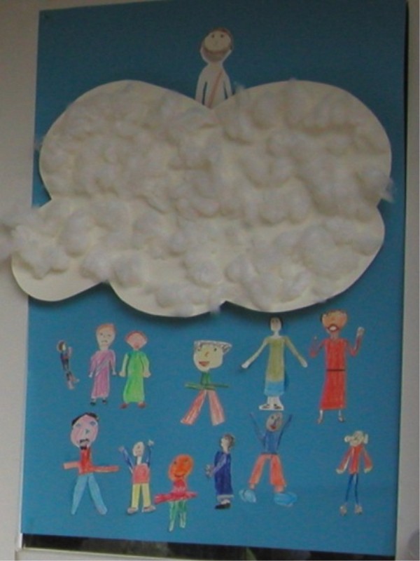 Bild-Collage der Kinderkirche von Sickenhausen/Degerschlacht