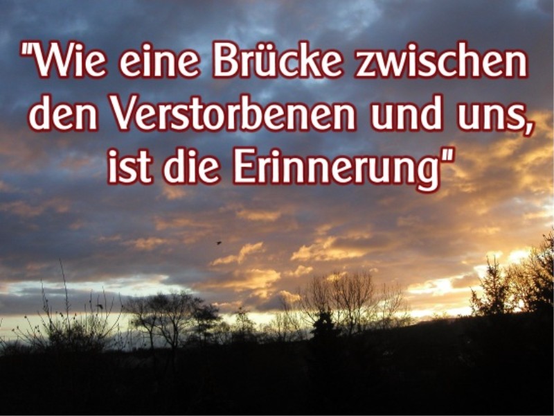 Besinnung zur Erinnerung