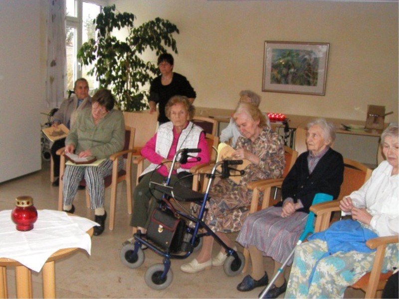 Der Andachtsraum im Seniorenheim